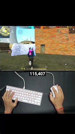 Mastering Free Fire: Keyboard and Mouse Gameplay with Handcam