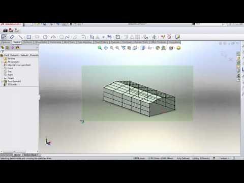Solidworks-Build steel Structural frame -heigh speed method-,Part 1