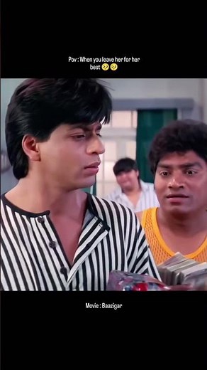 Shah Rukh Khan Emotional Dialogue 🥺 | SRK Heart Touching Scene | Bollywood Status Video