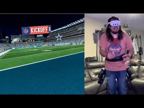 First Drive = Interception 😭 | My First Kat VR Game in NFL Pro Era 25 (Cowboys vs Eagles)