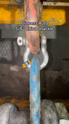 Diversified Chain And Rigging on Instagram: "Watch a 5/8” Princess Auto shackle defy the rumors. Rated for 6,500lbs WLL, it holds firm way beyond, deforming in the process BUT, pushing 8x the load in a static pull. The steady bend shows true toughness under overload, a surprise twist on cheap gear myths. What’s the cheapest piece that’s surprised you with its strength? *NEVER exceed the working load limit (WLL) under any circumstances. Our destruction tests are conducted in a controlled environm