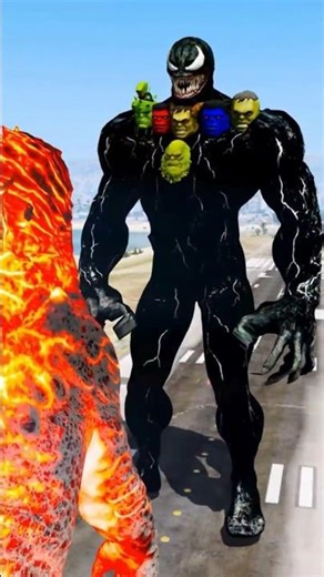 Venom Takes on Godzilla 💥 Who Wins in GTA 5 #venom#godzilla