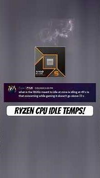 What is a good Idle temp for an Ryzen CPU? #pcsetup #pcbuilds #pc #pcgaming