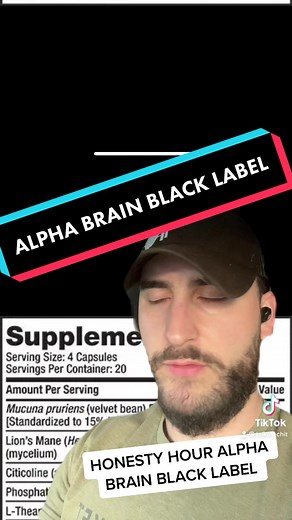 Alpha Brain Black Label: Overpriced and Underwhelming