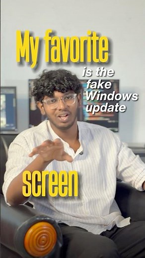Fake Windows Update Screen to Escape Work 😂💻