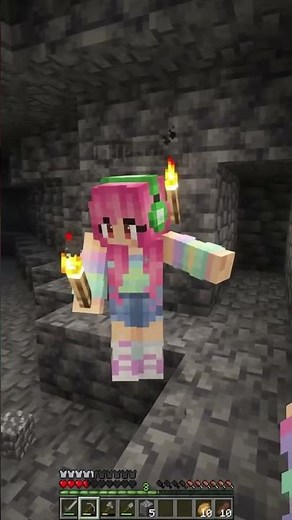 Minecraft game play with girls #minecraft #minecraftshorts #gameplay