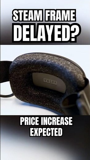 Stream Frame Delayed & Price Increase? #gamertagvr #steamframe #vrnews