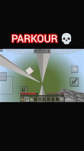 Minecraft PARKOUR in PE👿 #minecraftshorts