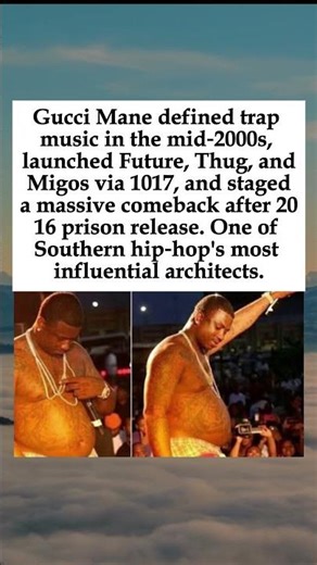 Gucci Mane: The Trap Pioneer Who Shaped Atlanta Rap and Launched a Generation #GucciMane #TrapMusic