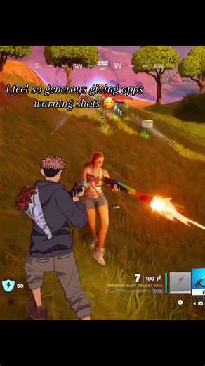 Fortnite Generosity: Letting Opponents Have Their Fun