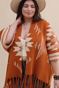 Luxe Fringed Ruana