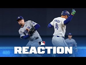 REACTION: Blue Jays score 9 runs in 6th inning in 2025 World Series Game 1 win