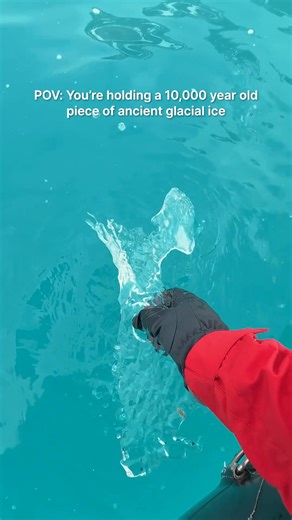 Formed over millennia, this ice traveled from deep within Arctic glaciers before breaking off into the sea. Its layers trap ancient air, holding secrets of a planet long before us. ​ ​ Silversea's small ship cruises offer comfort, unrivaled expedition knowledge and some of the most spectacular landscapes you’re ever likely to see. Explore the Arctic: https://inspires.to/experiences/discover-the-heart-of-the-arctic-x0lqp | ImmiTravel Dream Vacations | Facebook