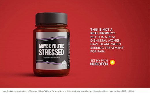 Ad of the Day: Nurofen’s fake medicine pinpoints gender pain gap