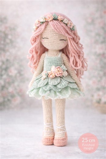 Rosalie Spring Meadow Crochet Baby Pattern PDF, Rabbit and Lamb Amigurumi for Girls, Flower Toy Baby - Etsy