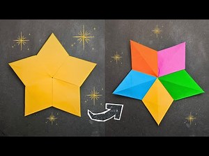 Easy Origami Star Anyone Can Make! Super Easy Paper Star