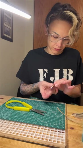 Copper Foil a dog paw print with me. #stainedglassart #glasscraft #dogsforever