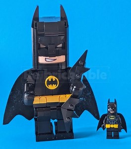 LEGO MOC-191298 Upscaled Batman Mini Figure in 3:1 (Creator 2024)