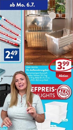 Sideboard for only €49.99 🤩 | Top deals from 7/6/2026 (CW28) at ALDI SÜD
