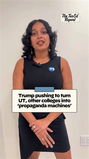 Watch as Caro Achar, engagement coordinator at the ACLU of Texas, breaks down the harm President Donald Trump’s compact will have on students, curriculum, and campuses. Trump asked nine colleges, including the University of Texas— to pledge support to his political agenda in return for preferential federal funding. | Courier Texas