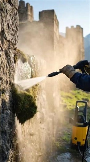 Khertvisi Fortress in its full glory! ✨ #CastleRestoration #AbandonedCastle #Restoration