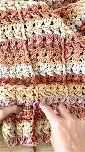 80 reactions · 9 comments | The Strata Sunrise Throw crochet pattern...