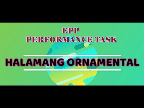 Halamang Ornamental - EPP-4 Performance Task!