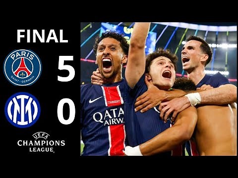 PSG vs Inter 5-0 | HIGHLIGHTS | UEFA Champions League Final 2025