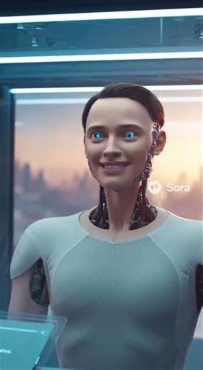 The Day a Robot Laughed for the First Time 🤖💧 | AI Learns Emotions #usa #shorts