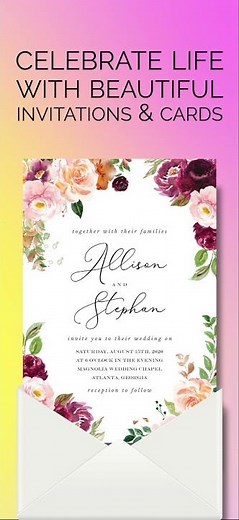 Design personalized invitations and cards effortlessly with Greetings Island