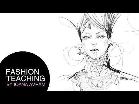 How to draw faces in fashion illustration