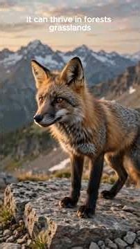 CROSS FOX: One of the most beautiful and mysterious wild canids in North America! #animals #wildlife