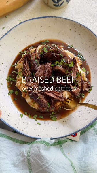 The BEST Braised Beef #braisedbeef #slowcooked #comfortfood