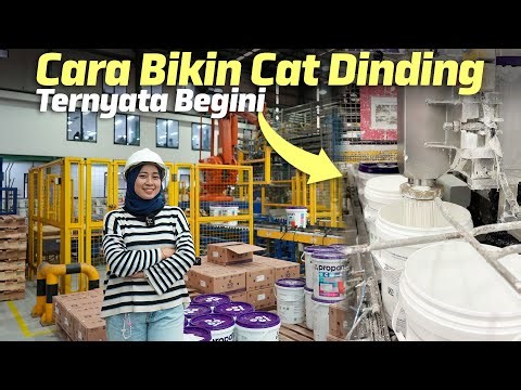 Cara Produksi Cat Dinding Ternyata Begini! Tour Pabrik Cat Propan