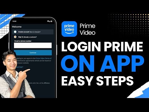 How to Login Amazon Prime on App !