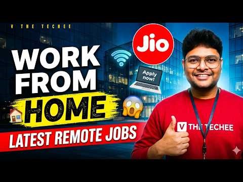 👌Permanent Work from Home jobs from Jio | jio recruitment | Latest Remote Jobs | V the Techee