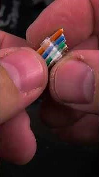 Repair RJ45 Cat 6A Ethernet Cable Part 2