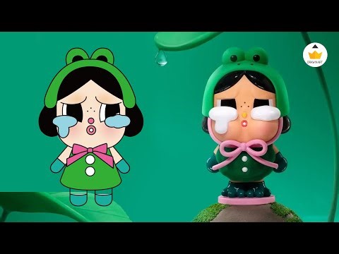 비가 오니까 크라이베이비 개구리 그림그리기 💙 CryBaby Crying Again Drawing