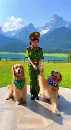 2 chú chó Golden thông minh và đáng yêu #yeuthucung #yeudongvat #thucungdethuong #chothongminh