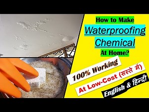 How to make Waterproofing Chemical at home? | Low Cost | Acetone Thermocol Hack | Stop water leakage
