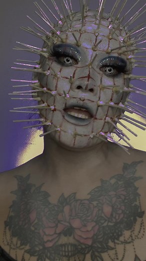 Hellraiser Pinhead Makeup for Halloween