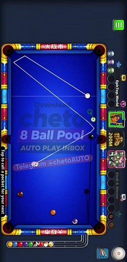 Cheto AUTO play 8 ball pool v56.16.x - 56.17.x iOS - android Free Download install