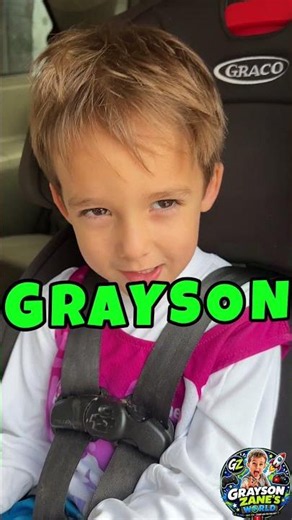 🥇 Can Grayson Spell His Name? 💚 #shorts