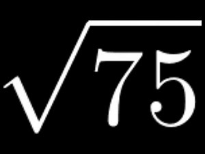 How to Compute the Square Root of 75: Sqrt(75)