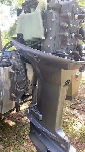 Lower unit painting Yamaha Outboard
