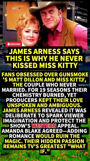 James Arness Says This Is Why He Never Kissed Miss Kitty #shorts #viral