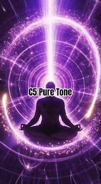 C5 Pure Tone Ultra-Clean Sound Therapy | Theta Pulse Meditation #shorts