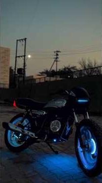 All blue lights install in splender☠️ # #automobile #splendor #subscribe #1million #1000subscriber