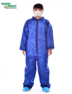[Hot Item] Safety Nonwoven Disposable Coveralls Medical Disposable Overall for Workplace
