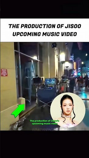 The production of jisoo filming music video😲 #jisoo #jisooshorts #shorts #shortsfeed